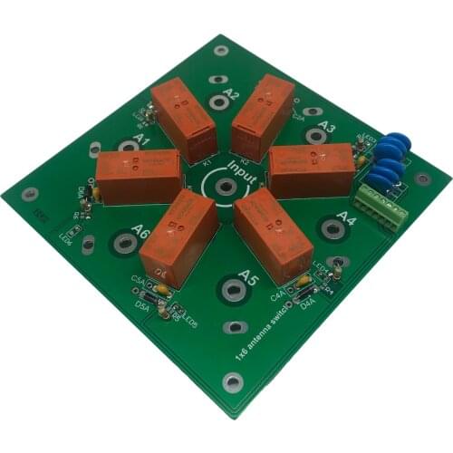 1.8MHz-60MHz KIT 6:1 Coax Remote Antenna Switch SO-239 Module