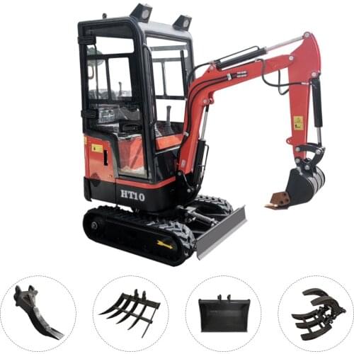 Closed Cabin Mini Excavator 1.2Ton 1ton
