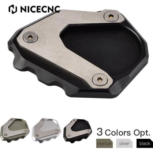 NICECNC Sidestand Pedal Foot Kickstand Pad Kick Stand Extension Mounting Plate For BMW R Nine T 2014 2015 2016 RnineT Billet