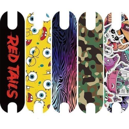 Anti-slip DIY Scooter Pedal Footboard mat for xiaomi m365 fold Electric scooter Sandpaper Sticker Waterproof Protective Stickers