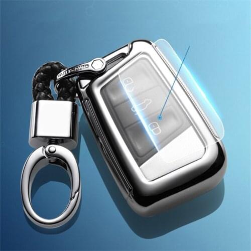 New Hard TPU Car Key Case Full Cover For Volkswagen VW Tiguan MK2 Magotan Passat B8 CC 2017 2018 For Skoda Superb A7 Accessories