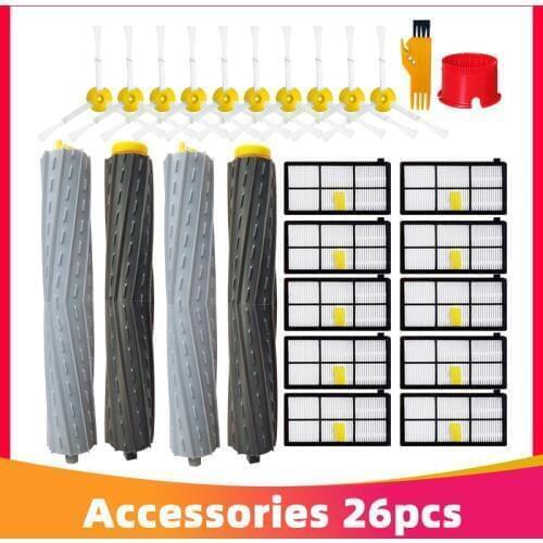 For iRobot Roomba 800 900 Series 860 865 866 870 871 880 885 886 890 960 966 980 Main Brush Side Brushes Hepa Filter Accessories