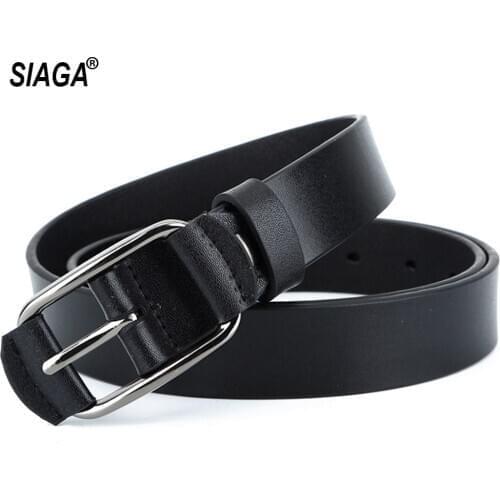 Real Genuine Leather Cover Buckle Metal Belt for Women Jeans Casual Styles 28mm Wide Belts Clothing Accessories FCO017