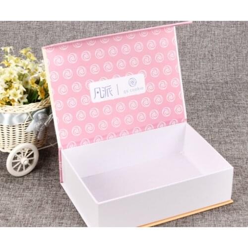 Custom printed luxury hair extension packaging box with satin ---PX11680