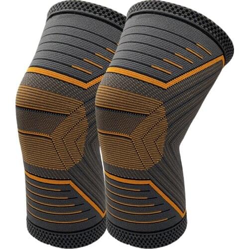 Sports Knee Pad Protector Mountaineering Nylon Knitting Knee Basketball Volleyball Running Protector Warm Breathable Protector