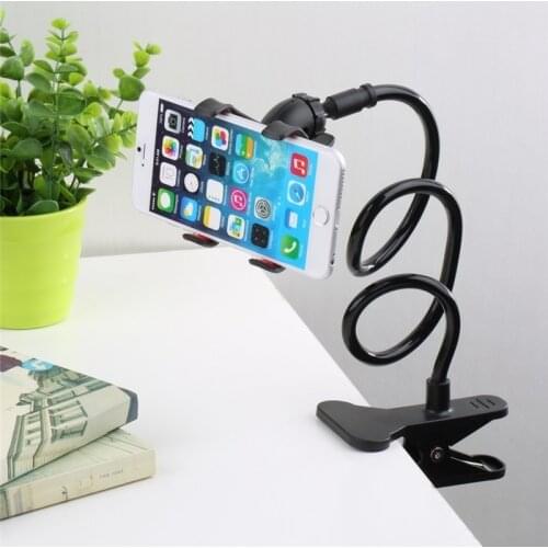 Universal Phone Holder Flexible 360 Degree Clip for Mobile Cell Phone Holder Lazy Bed Desktop Bracket Mount Stand Desk Bracket
