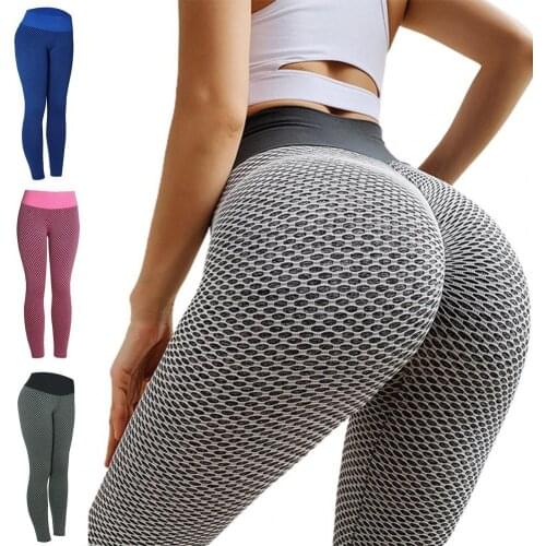 Yoga Pants Push Up Leggings Seamless Breathable Stretchy Slim Fitness Yoga Pants High Waist Squat Proof Sport Tight Workout Pant