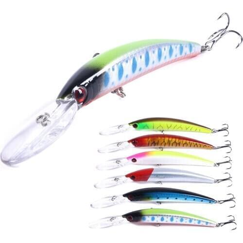 YUZI 1pcs 15cm 15g Deep Diving Jerkbait Artificial Hard Bait Fishing Wobblers Minnow Lure for Bass Pike Carp Fishing Tackle