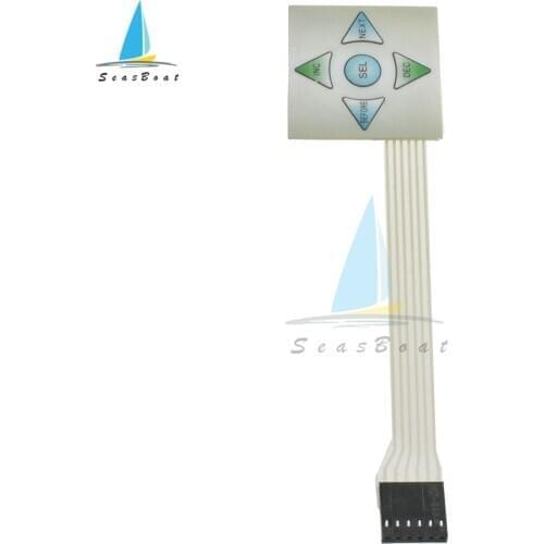 1*5 Key Button Membrane Switch 1X5 Matrix Array Keyboard Keypad Control Panel Pad DIY Kit For Arduino