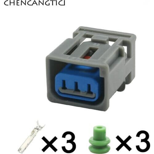 2 Sets 3 Pin Way Automotive Ignition Coil Plug Electrical Cable Connector Wire Harness Female Socket For Ford DJ7036AY-2.2-21