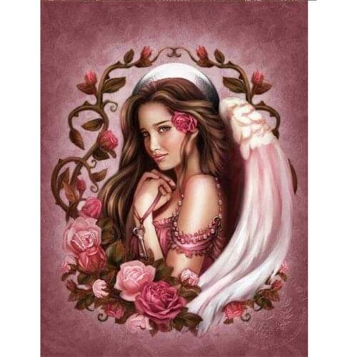 5D DIY Square/Round Diamond Painting Beauty and flowers Cross Stitch Diamond Embroidery Needlework home Decoration J0063