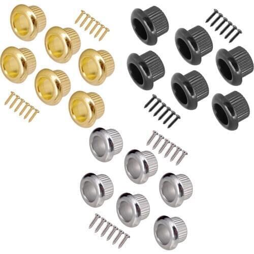6pcs Guitar String Tuners Metal Retro Type Musical Instrument Casing Lightweight Portable Music Elements for LP EPI