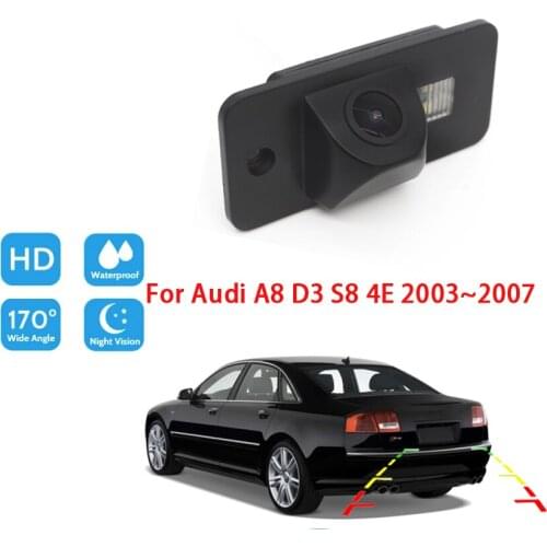 Car Wireless Parking Reversing Camera For Audi A8 D3 S8 4E 2003 2004 2005 2006 2007 Waterproof high quality Night vision hd CCD