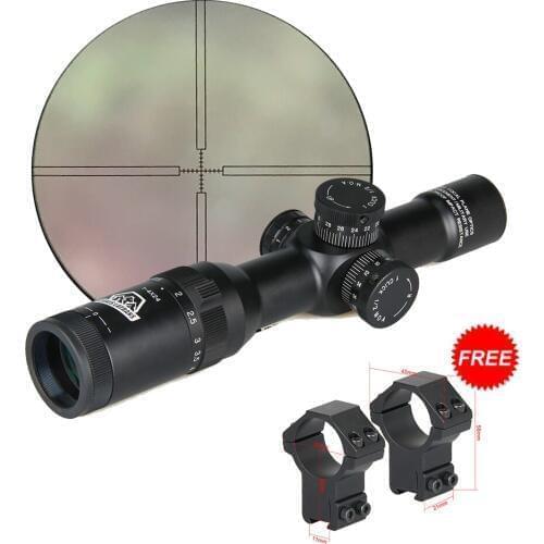 Canis Latrans 1-4x24 IRF Tactical Rifle Scope For Hunting HS1-0197