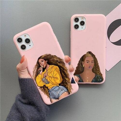 Beyonce HOMECOMING THE LIVE ALBUM Phone Case for iPhone 11 Pro Max X XR XS 8 7 6s Plus Matte Candy Pink Silicone Cases