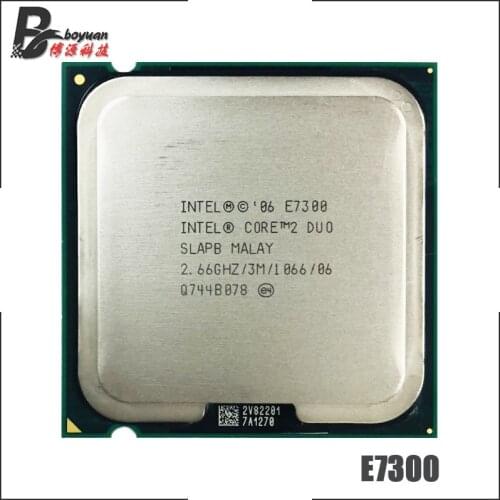Intel Core 2 Duo E7300 2.6 GHz Dual-Core CPU Processor 65W 3M 1066 LGA 775