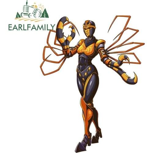 EARLFAMILY 13cm x 10.2cm for Transformers Megatron Car Stickers Creative Decals JDM Accessories Skateboard Waterproof DIY Goods