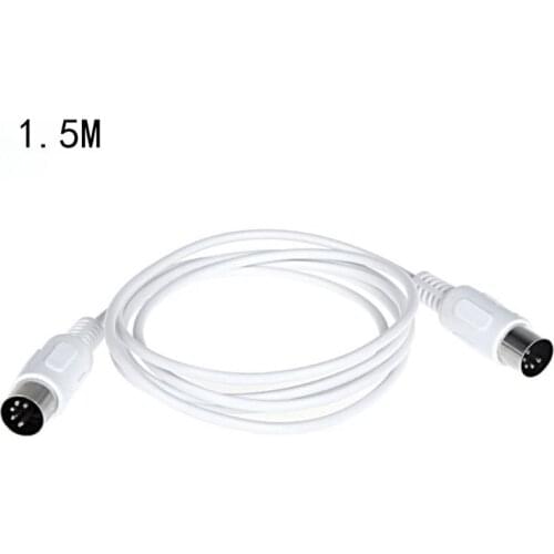 Electric Piano MIDI Line Music Editing Line Double Head Five Needle Connection Line MIDI Cable Electronic Organ Accessories