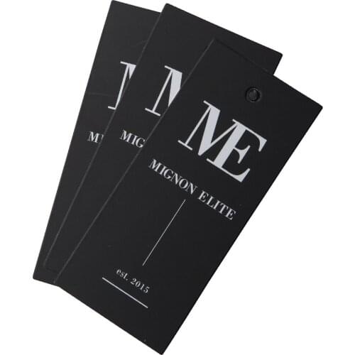 Customized price tags for handwork tags paper kraft paper labels for clothing size distributors price list for garment label
