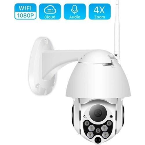 1080P PTZ IP Camera Outdoor Speed Dome Wireless Wifi Security Camera Pan Tilt 4X Zoom IR Network CCTV Surveillance