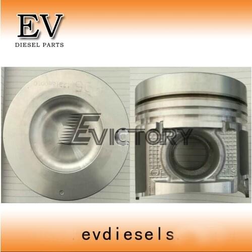Genuine N04C piston include piston pin clip and piston ring for Hino bus combustion chamber 59mm