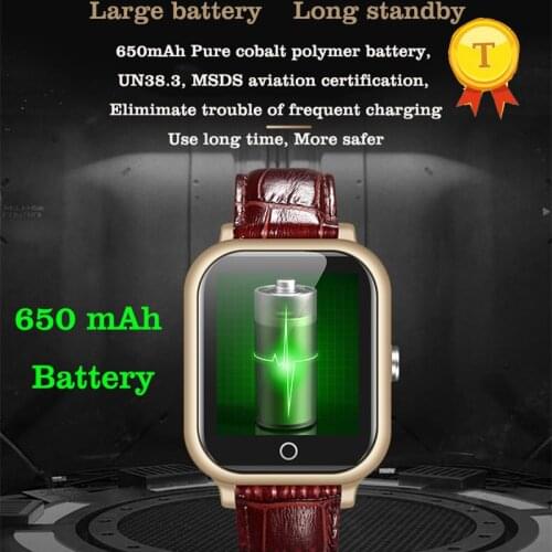 Newest Elderly Old Man People Gift GPS+WIFI Location Heart Rate Long Standby SOS Remote Monitor Call gps Smart Watch phone Watch