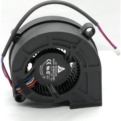 Original Delta BFB0512VHD 12V 0.28A 5020 5CM 4-wires Turbine Projector Blower Cooling Fan