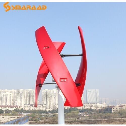 Factory Selling 400W Vertical Wind Turbine 12v 24v 48v Maglev Coreless Wind Power Generator For Boats Home Use Free Energy