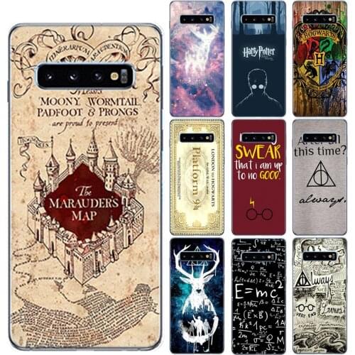 School of Witchcraft and Wizardry Deer Soft TPU Case Cover For Capa Samsung Galaxy S10 5G S10E S8 S9 S10 Plus Lite S6 S7 Edge