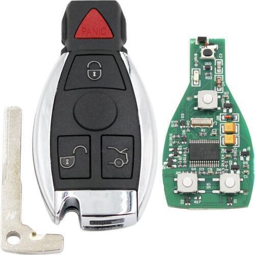 10pcs/lot Smart Remote Key 3+1 Button 315mhz/433mhz fob for Mercedes Benz after 2000+ NEC&BGA replace NEC Chip