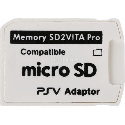 100Pcs/Lot V5.0 SD2VITA For PS Vita Memory TF Card for PSVita Game Card PSV 1000/2000 Adapter 3.60 System SD Micro SD card r15