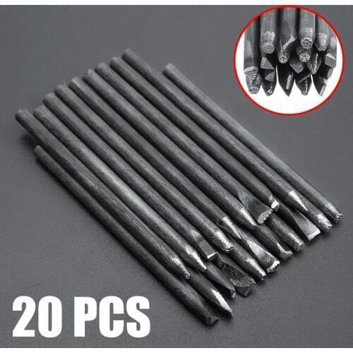 20pcs Steel Assorted Stamp Punch Flower Pattern Stamp Mould Punch For DIY Jewelry Leather Craft Carving Staming Punch Tool