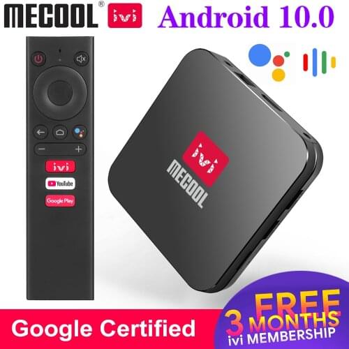 2021 Mecool KM9 Pro ivi Google Certified Androidtv Android10 Amlogic S905X2 Support Youtube 4K Dual Wifi Smart TV Set Top Box