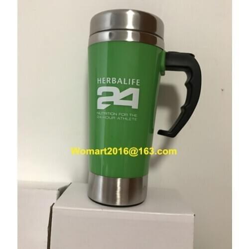 Herbalife 24 Fit Hours 500ml Stainless Lazy Self Stirring Mug Auto Mixing Health Meal/Tea Coffee Mug Cups Tumblers 3 pcs