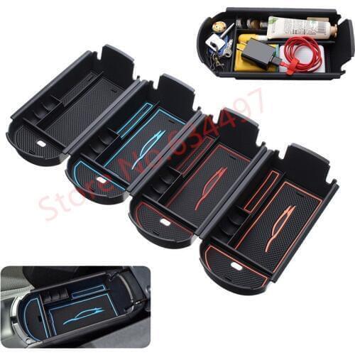 Car Center Console Organizer Armrest Box Storage Tray Stowing Tidying For Toyota C-HR CHR 2016 2017 2018 Interior Car Styling