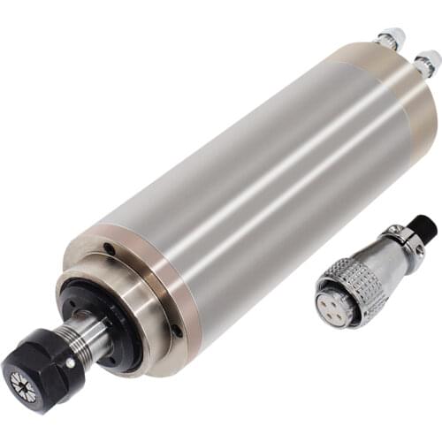100mm CNC Spindle Motor 2.2kw Water cooled ER20 Spindle 400Hz 24000rpm for Engraving Machine