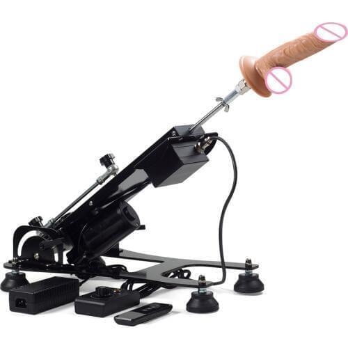 FREDORCH Super Quiet Automatic Big Vibrator Sex Machine Stroke Length 3 to 15 cm,Love Machine with Dildo,Sex Product for Women