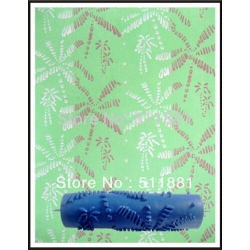 [Coco pattern] 7'' NCCTEC liquid wallpaper print roller FREE shipping |180mm diatom ooze embossed roller paint decorative roller