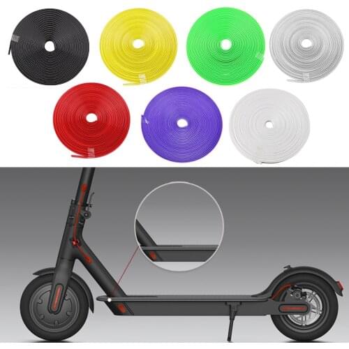 8m Electric Scooter Scratchproof Crashproof Strip Anti-collision Colorful Protection Strip for Xiaomi M365 Pro 1S E-skateboard