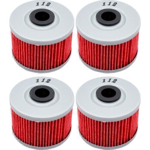4pcs Oil Filter For GAS GAS EC400 EC 400 FFSE 400 2002-2007 EC450 EC 450 FES450 2003-2007 WILD HP450 2004-2005