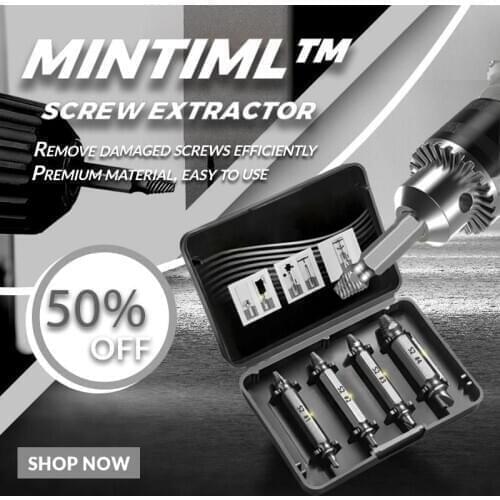 Mintiml™ Screw Extractor Damaged Screw Extractor Drill Bit Extractor Drill Set Broken Speed Out Bolt Extractor Bolt Stud Remover