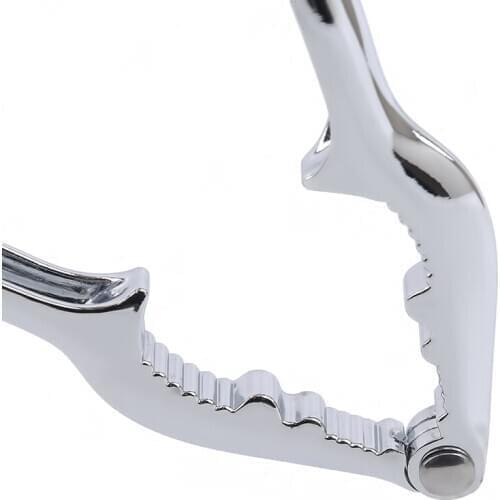Silver Multifunctional Walnut Clip Pliers Sheller Stainless Steel Nut Seafood Pliers Nut Crab Sheller Tool