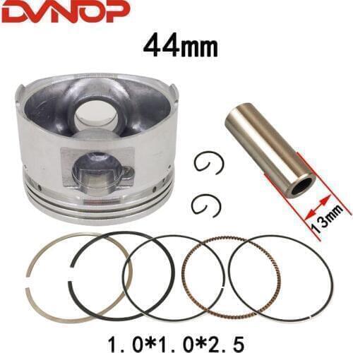 Motorcycle 44mm Piston 13mm Pin Ring Gasket Set For GY6-60 60cc 139QMB 139QMA Moped Scooter Dirt Bike ATV TaoTao