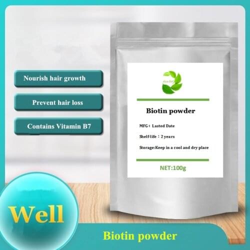 Biotin Powder Skin Conditioner Prevents Dry Skin,Prevents Skin Aging,Vitamin b7 Vitamin H Nourish Hair Growth