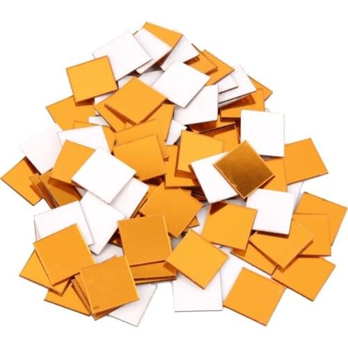 100 Piece Self-adhesive Tile 3D Mirror Wall Stickers Decal Mosaic Room Decorations Modern Self-adhesive Mirror Tiles Stickers