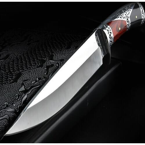 Outdoor short knife camping high hardness fixed blade knife hunting straight knife retired knife survival knife