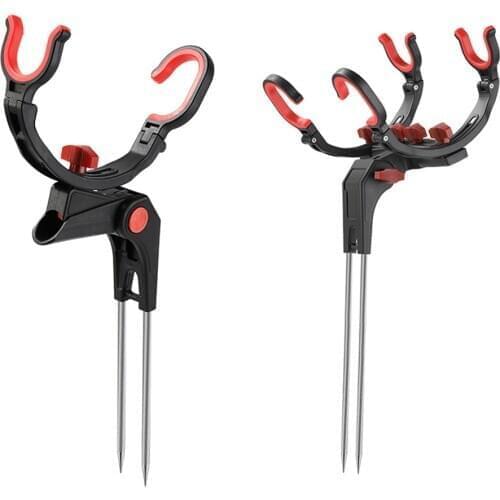 Universal Fishing Pole Holder 360 Degree Adjustable Foldable Bracket Sea Lake Fish Rod Fix Pole Rack Stand