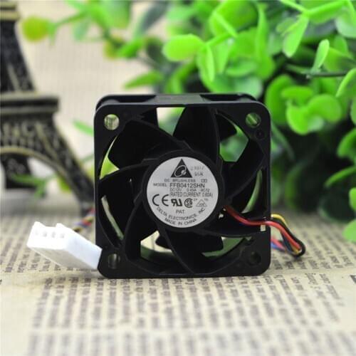 40mm 12V 0.45A 12V PWM Double Ball Cooling Fan 2/3/4 Pin Connector For DELTA FFB0412SHN 4028 Replacement Parts