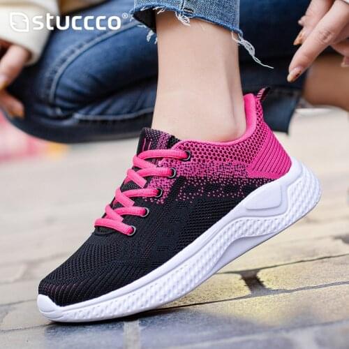 Women Platform Chunky Sneakers Wedges Shoes for Women Casual Fashion Breathable Mesh Black Female Shoes Zapatos De Mujer Zapatos