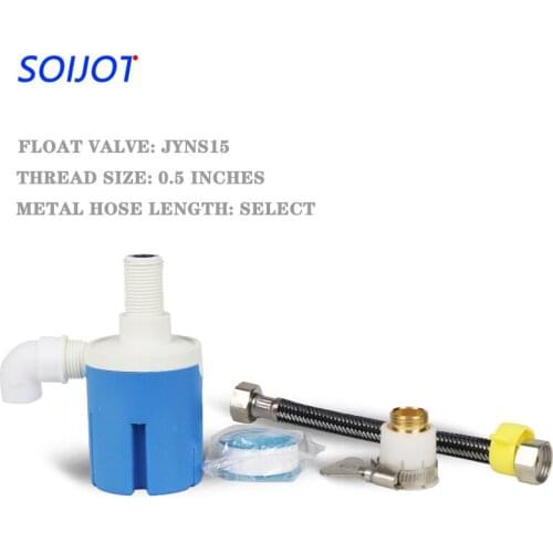 1/2'' Practical Water Level Control Durable Replacement Full Automatic Float Valve Anti Corrosion Nylon ball balve